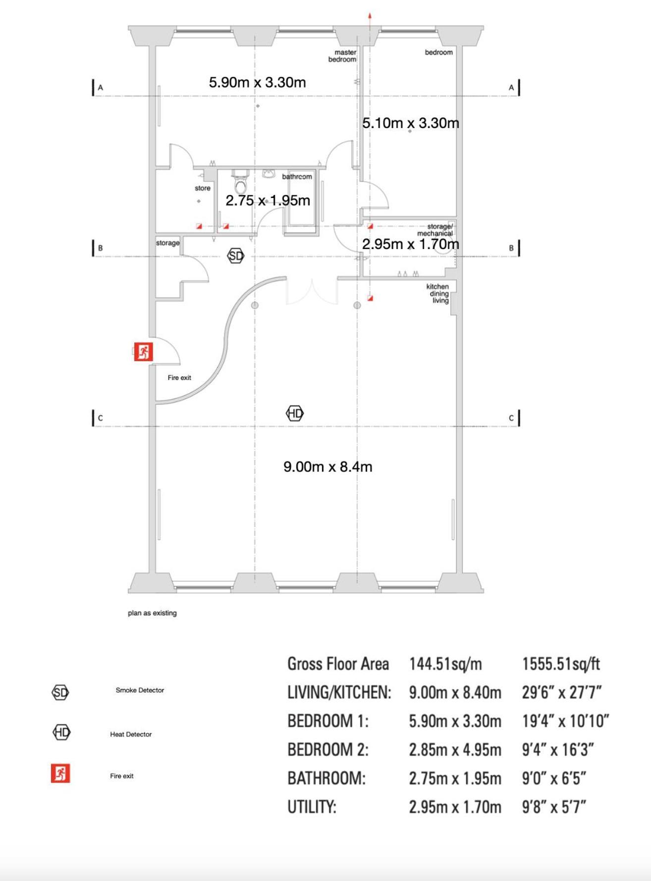 Loft Apartment Port Glasgow Luaran gambar